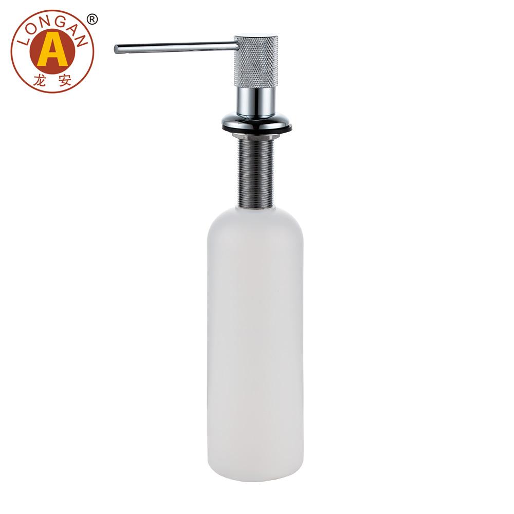 New Design Brass Dish Kitchen Manual Sink Brass Soap Dispenser in Chrome and Gold Colors for Kitchen Sink