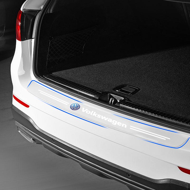 1Pcs Transparent Car Trunk Badge Protective Sticker Car Accessories For Volkswagen B6 B7 B5 Golf Polo Tiguan Passat EOS Scirocco Jetta MK6 Octavia