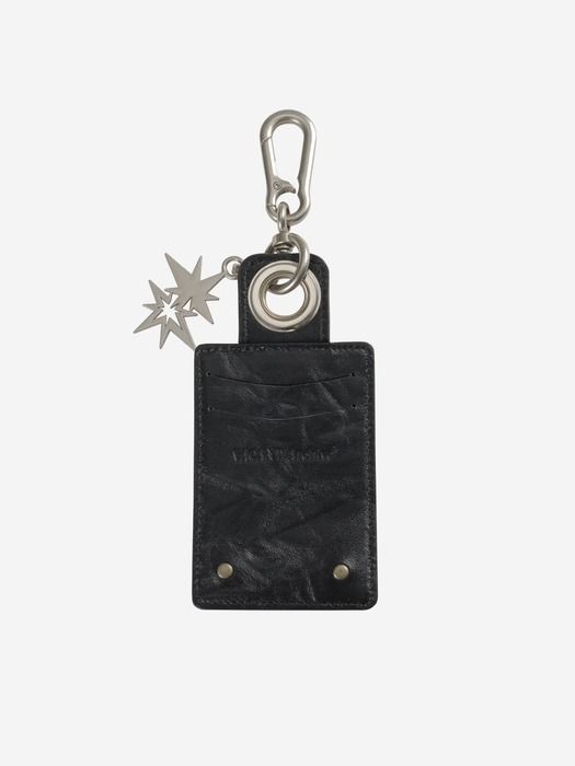 VACANT ARCHIVE CONNY WALLET KEYRING BLACK