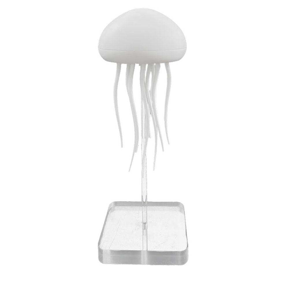 Jellyfish Lamp Voice Control Jellyfish Night Light Rechargeable Jellyfish Table Lamp Jellyfish Desk Lamp for Home Office Decor