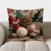Home Decor Christmas Tree Pixel Art Pattern Pillow Cover Pattern Cushion Cover Suitable For Sofa Bedroom Car Pillow Cover