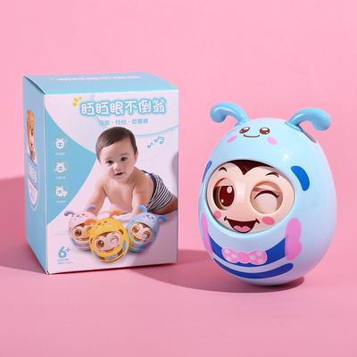 Mobil Bebek Zili Bebek Oyuncağı Çıngıraklar Göz Kırpma Bardak Roly-poly Silikon Diş Kaşıyıcı 