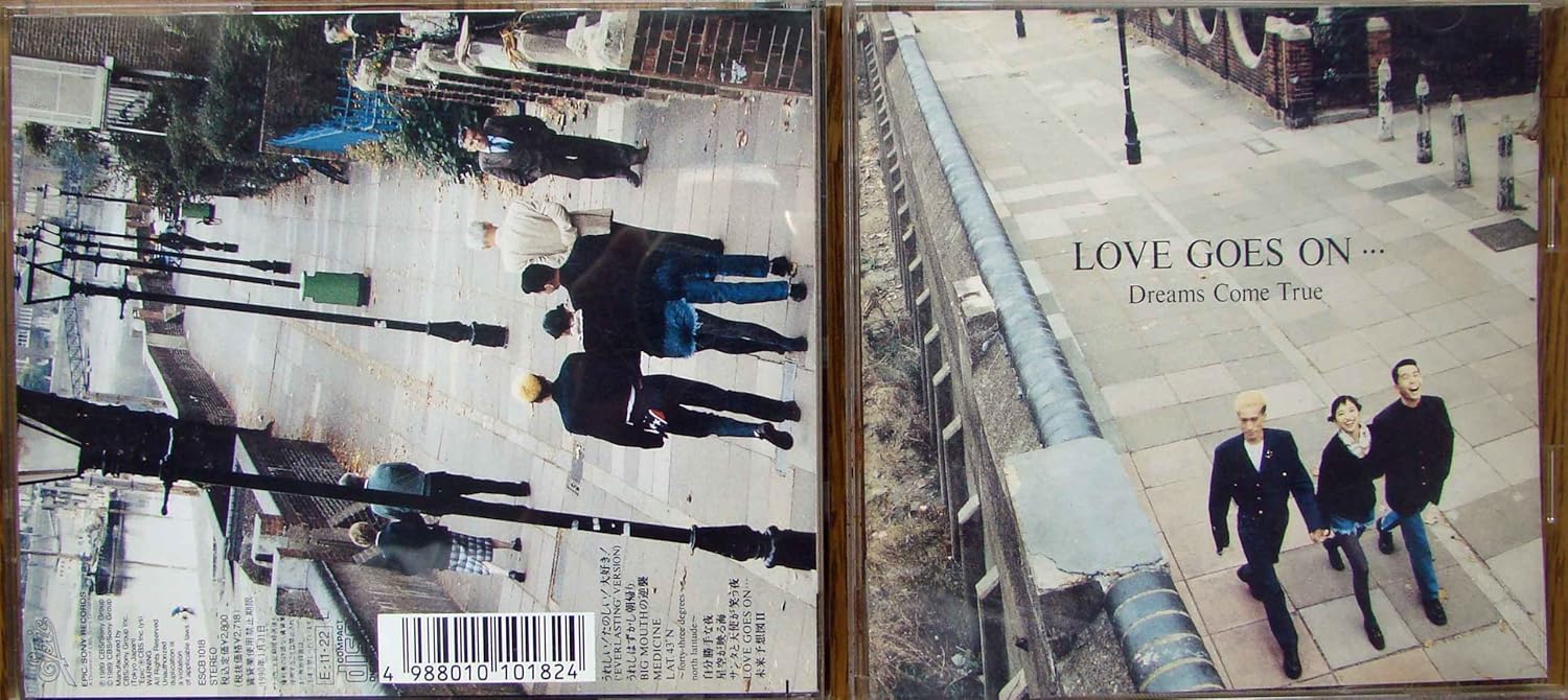 

CD DREAMS COME TRUE - Love Goes On... ESCB1018PROMO Epic 1989 US ObiJazz Used