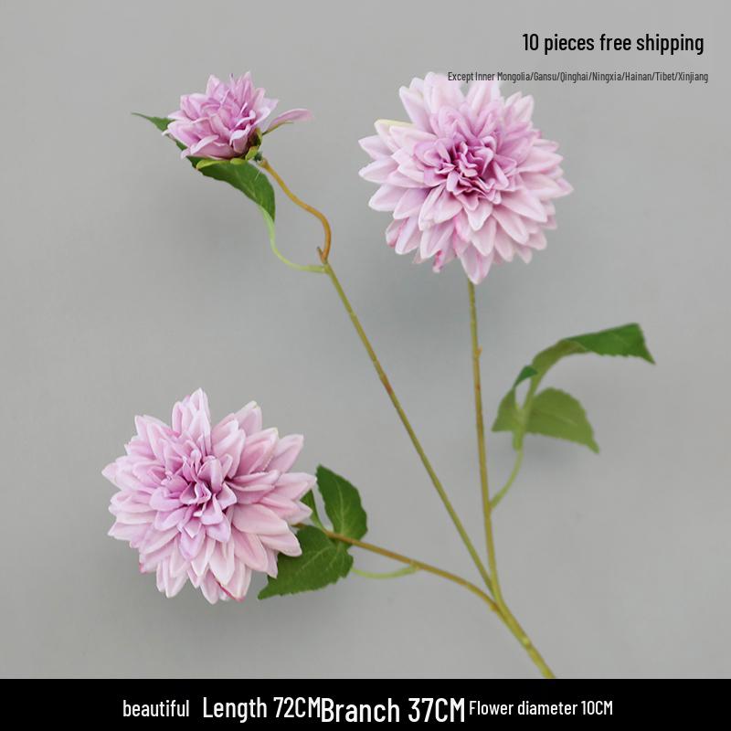 Purple Floral Wedding Arrangement - Silk Hydrangea, Rose, Bamboo Leaves & Grass for Flower Arches