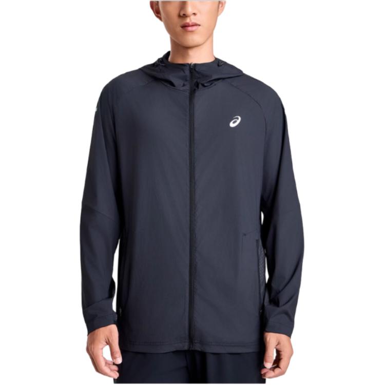 ASICS Jackets Men's Black Hooded Moderate Other 2011D194-001