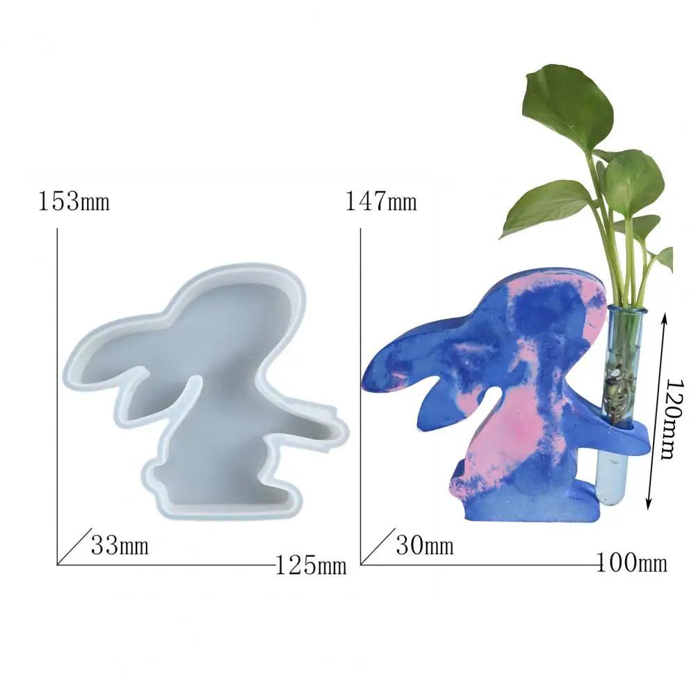 

Top Quality 1 Pc Epoxy Resin Casting Mold for Easter Rabbit Plants, Flower Vase Mold Test, DIY, Plants Propagation Station