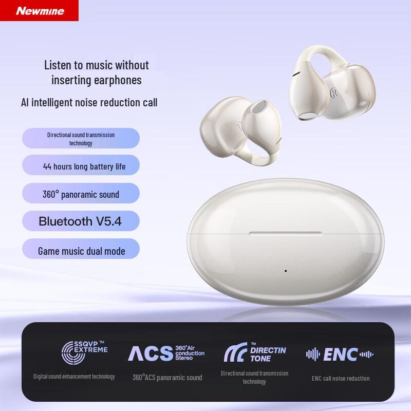 Newsmy LY36 Open-Ear Bone Conduction Bluetooth Headset