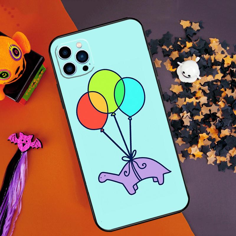 Cute Dino Bumper Case For iPhone 16 15 14 Pro Max 11 12 13 Pro Max Mini XR 16e 16 15 Plus Phone Cover