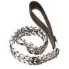 32mm Wide Titanium Steel Stainless Steel Fine Polished Casting Thick Chain Dog Leash Bully Bulldog Pet Dog Leash