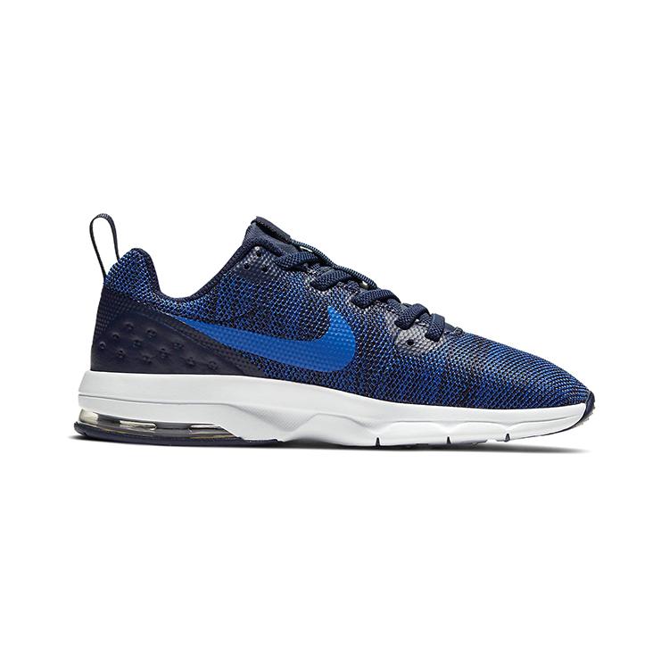 Nike Air Max Motion Cushioning Low Top Kids Lifestyle Shoes Black Blue Children Aged 3 7 Years Old 917653-404