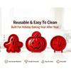 Halloween Mini Hand Pie Molds Set, Pastry Cutter and Sealer for Holiday Baking, 8 Shapes Food Grade Dough Press Cutter Reusable Holiday Mini Pie