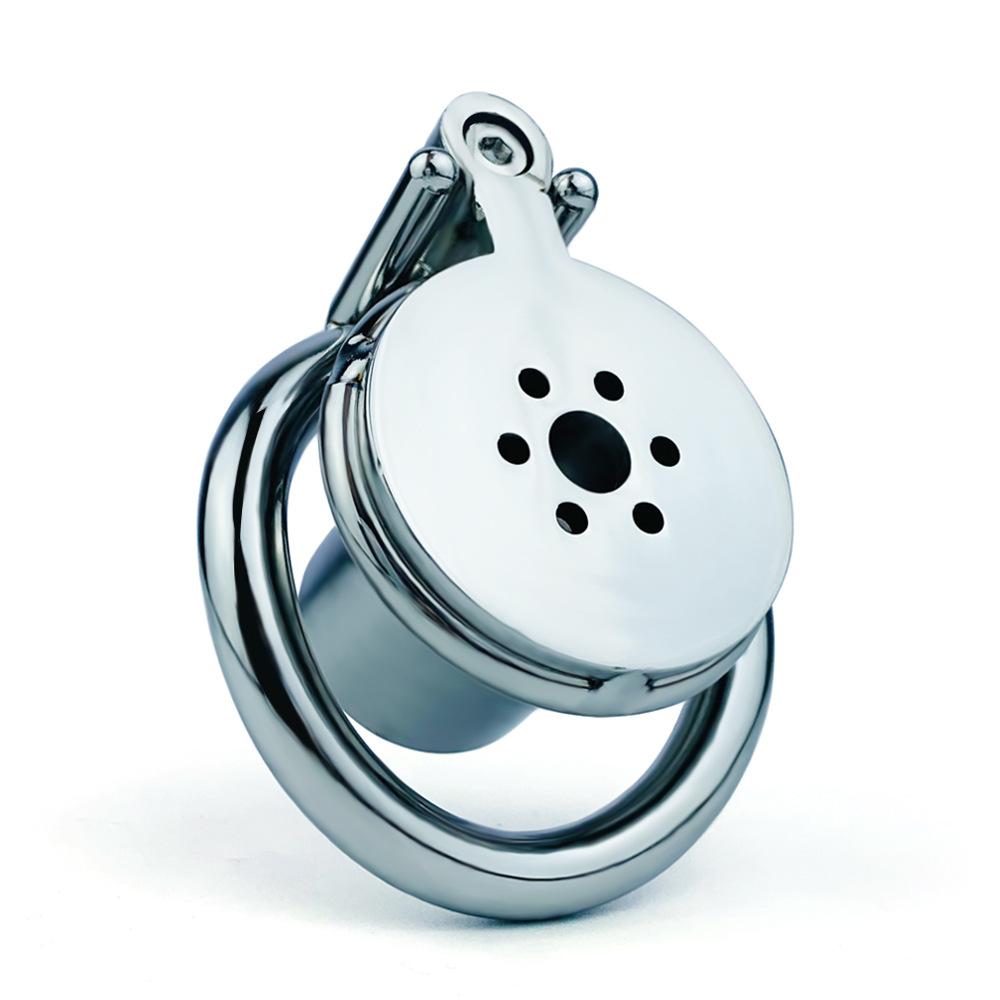 Stainless Steel CB Lock Metal Chastity Lock Male Penis Cage Chastity Gay Sex Toys Cock Ring Urethral Chastity BDSM