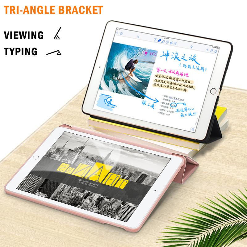 Leather Case For Ipad 10.2 5 6 7 8 9 10th Gen Smart Cover Funda For iPad Air 2 3 4 5 10.9 pro 11 10.5 Magnetic TPU Silicone Case