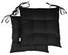 Vargottam Indoor Outdoor Tufted Square Seat Patio Cushion Set Of 2 Water Resistant Patio Furniture Seat Cushion 19 inches