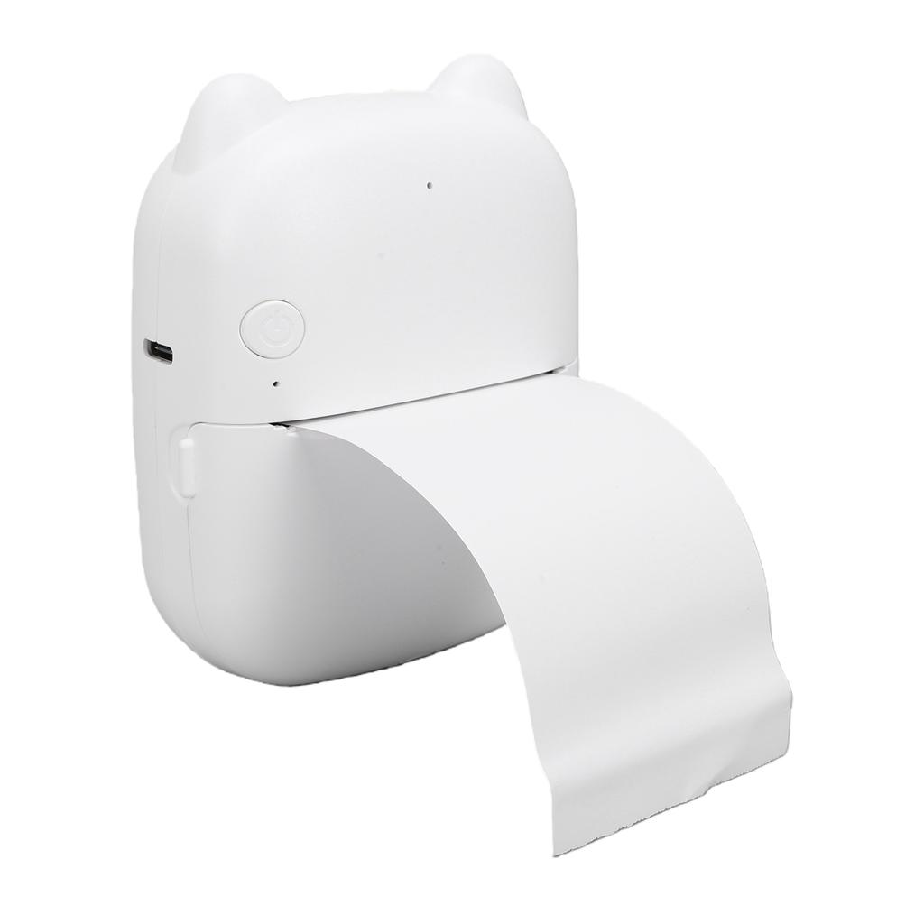 AI Voice Sticker Printer Portable Thermal Inkless Sticker Maker for Notes Drawing DIY Craft with 1 Roll of Stickers