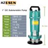 Portable DC Brushless Submersible Pump 48V 60 V Battery Car Water Pump High Lift Large Flow Solar Clean Dewatering Water Pump