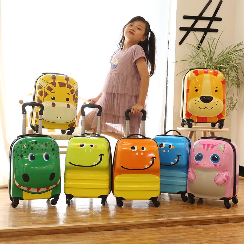 Xin Hao Ze Kids Cartoon Animal Spinner Luggage 18 inch светло-розовый кролика