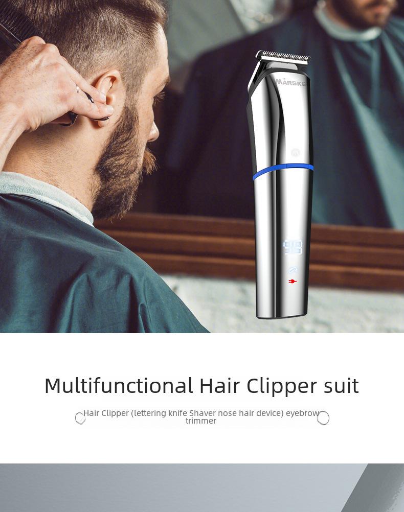 Neuer 6-in-1 Multifunktioneller Elektrischer Haarschneider & Trimmer zum Rasieren, Augenbrauen Trimmen und für Präzisions-Konturen