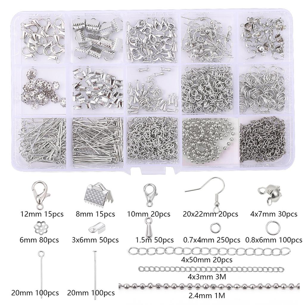 DIY Jewelry Accessories, Earrings, Ear Hooks, Bracelets, Necklaces, Handmade Bead Materials, Tool Sets