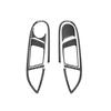 6Pcs Carbon Fiber Interior Front Door Handle Cover Trim For Ford Fiesta 2011-15