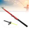 Outdoor Carbon Mini Telescopic Short Section Fishing Rod Pole Soft Tail Tacklered 2.7meters