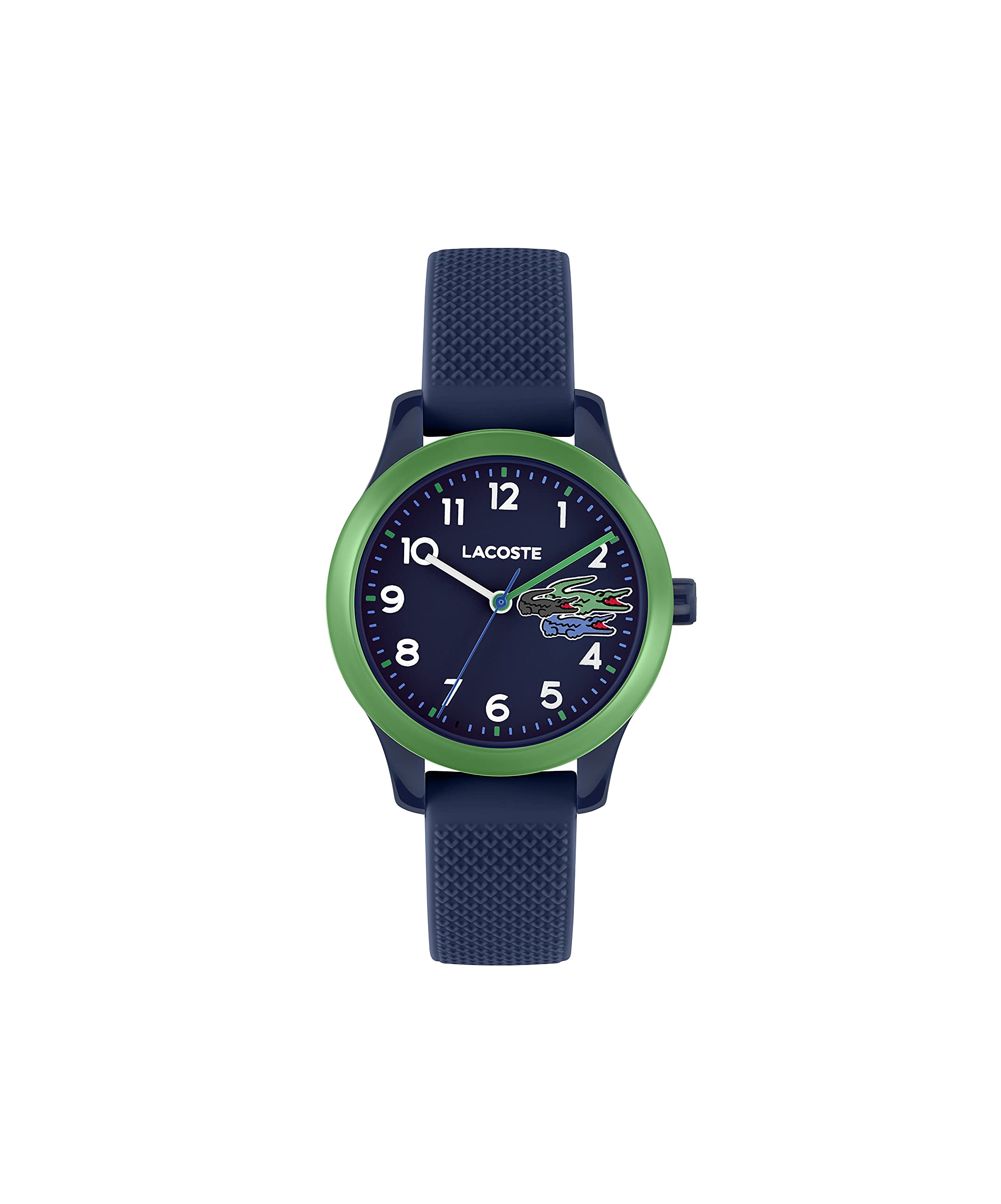 

LACOSTE 2030037 Наручные часы для женщин и детей, силикон, темно-синий/зеленый