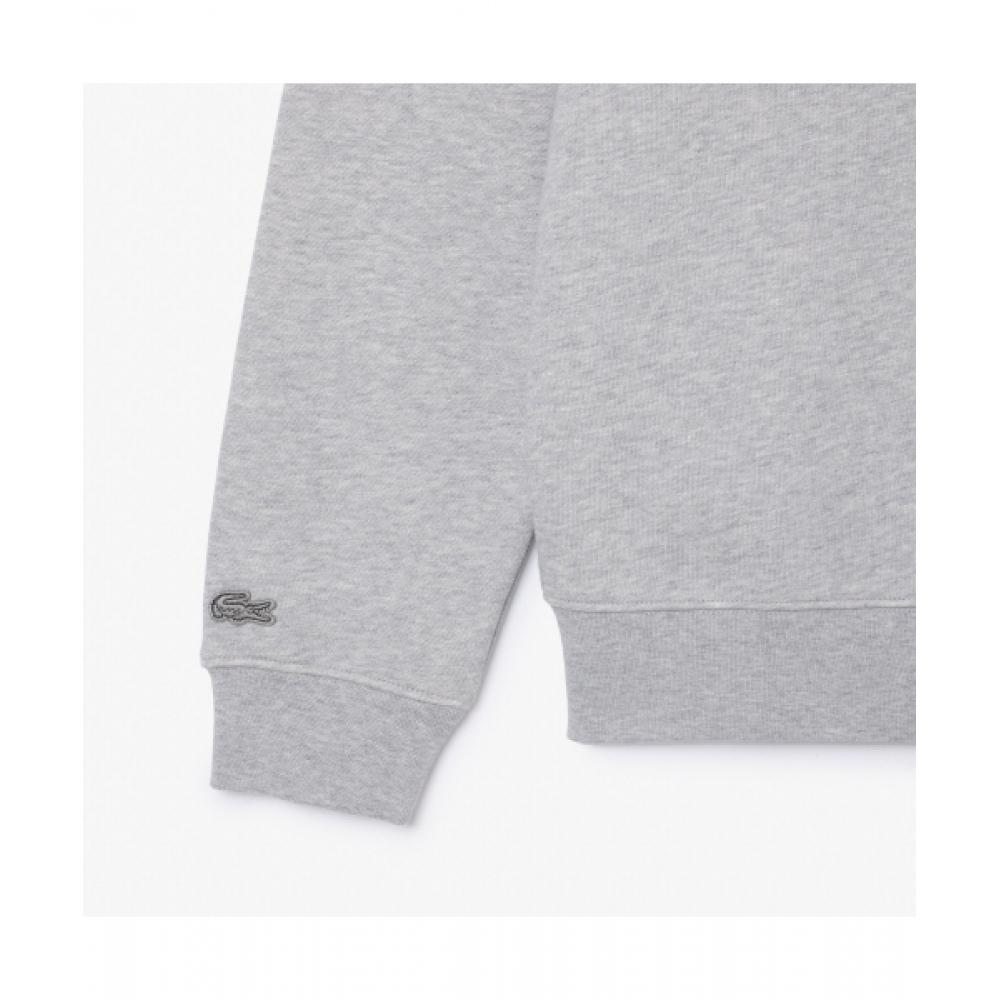 LacoSTe Men S Holiday Croc Crewneck T ShirT [melange Gray]