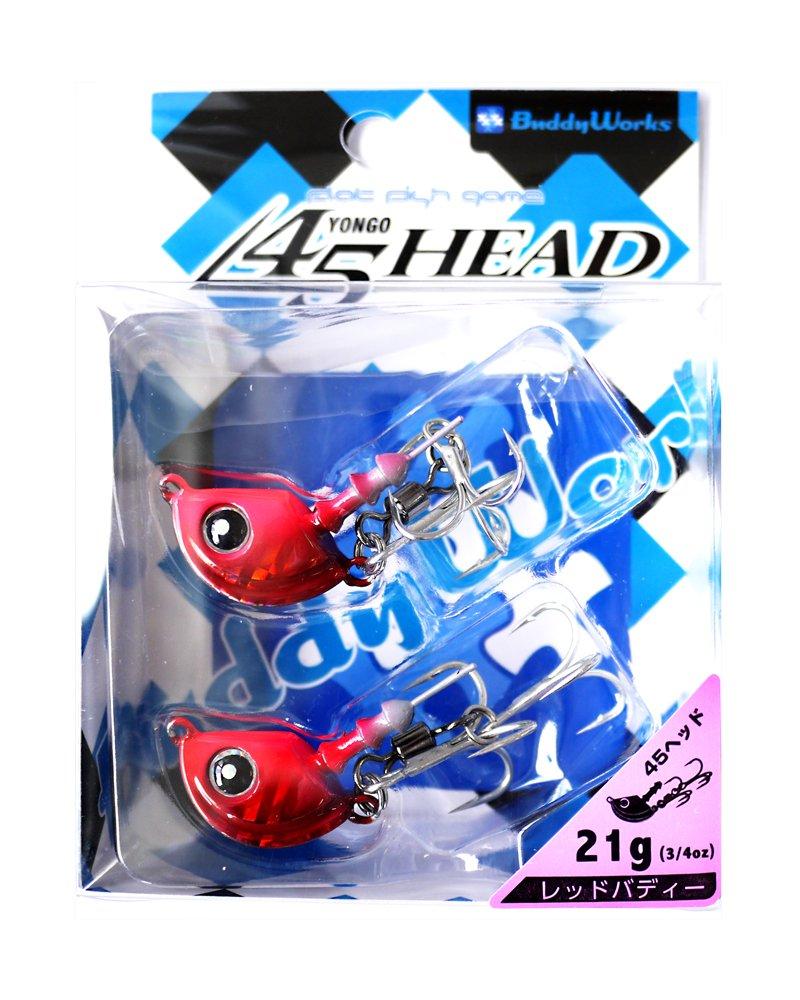 

BuddyWorks Jig Head 45HEAD21g RBD Red Buddy. 21g