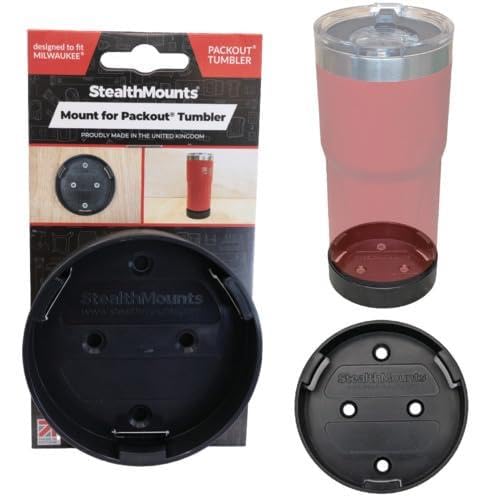 Stealth Mount for Milwaukee Tumblers (1 piece) Black MW-PAC-CUP-1