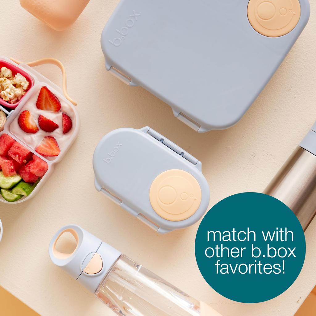 B.box (Bienenkasten) Auslaufsichere 1L Lunchbox, Dessert, Serviert für 1-2, Kinder & Erwachsene, Spülmaschinenfest [Authentisches b.box Produkt] [Mini Lunchbox]