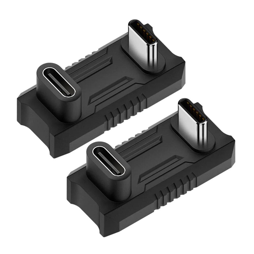 USB-C Aapter for ASUS Rog Ally/NS Switch Console PD140W Type-C Male Female Adapter 20Gbps 180 Degree U-shaped Coverter for Steam