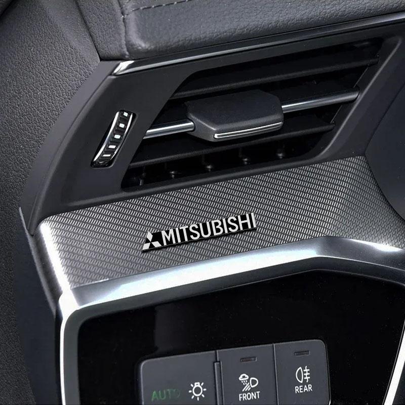 Car Audio Decorate 3D Aluminum Badge Emblem Sticker For Mitsubishi ASX Lancer L200 Pajero Sport Attrage Mirage Eclipse