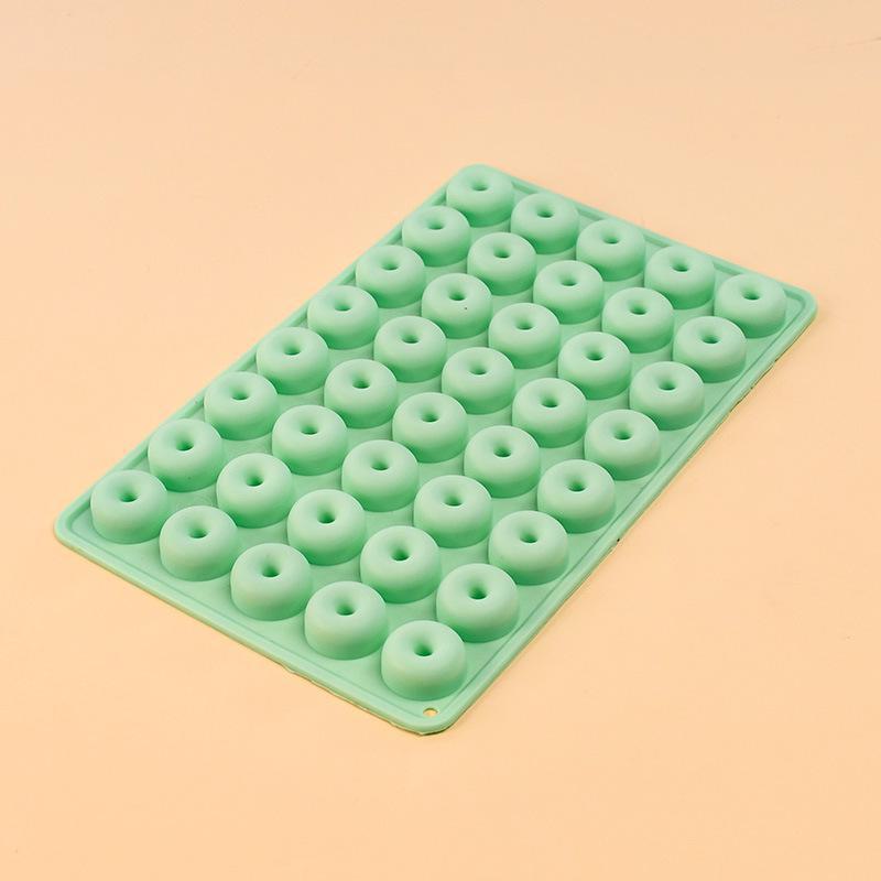 50-Piece Food Grade Silicone Gummy Bear Chocolate Molds - Cute Cartoon Design for DIY Baking