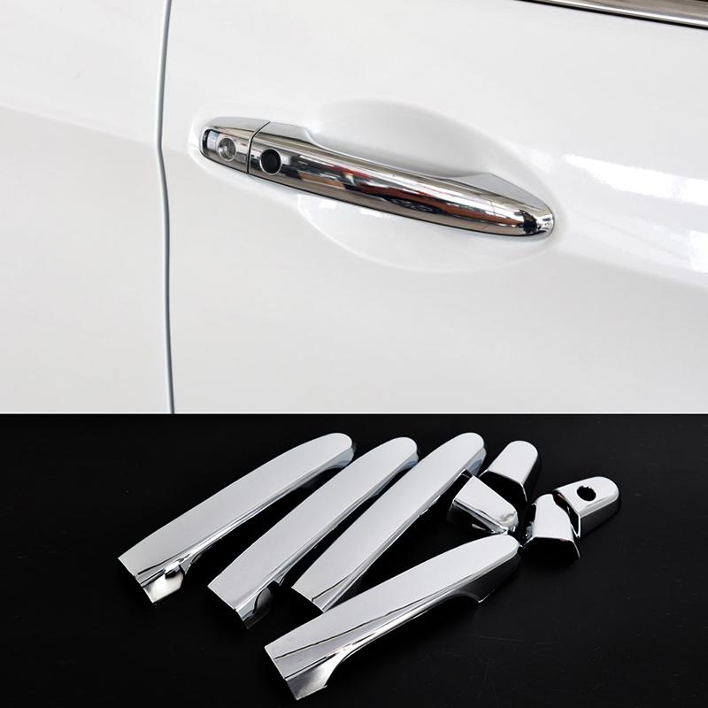 For Honda JADE 2014- chrome silver Door Handle Cover Bezel Trim 2015 2016 2017 2018