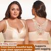 Reggiseno senza ferretto per donna che snellisce il seno e riduce il seno laterale Reggiseno sottile regolabile push-up Reggiseno anti-cedimento