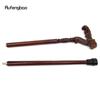 Lion Brown Wooden Fashion Walking Stick Decorative Vampire Cospaly Party Wood Walking Cane Halloween Mace Wand Crosier 93cm