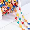 1meter Stainless Steel Enamel Long Frame Chains For Jewelry Makings DIY Cable Chains For Jewelry Necklace Bracelets Accessories