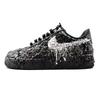 Air Force 1 Pu Low Top Vintage Style Skateboard Shoes Unisex Textured With Depth CW2288-001(Team133-016)