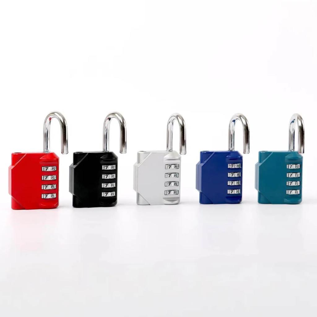 1pc 4 Digit Combination Padlock Waterproof Outdoor Lock  Door Suitcase Bag Package Cabinet Locker Window