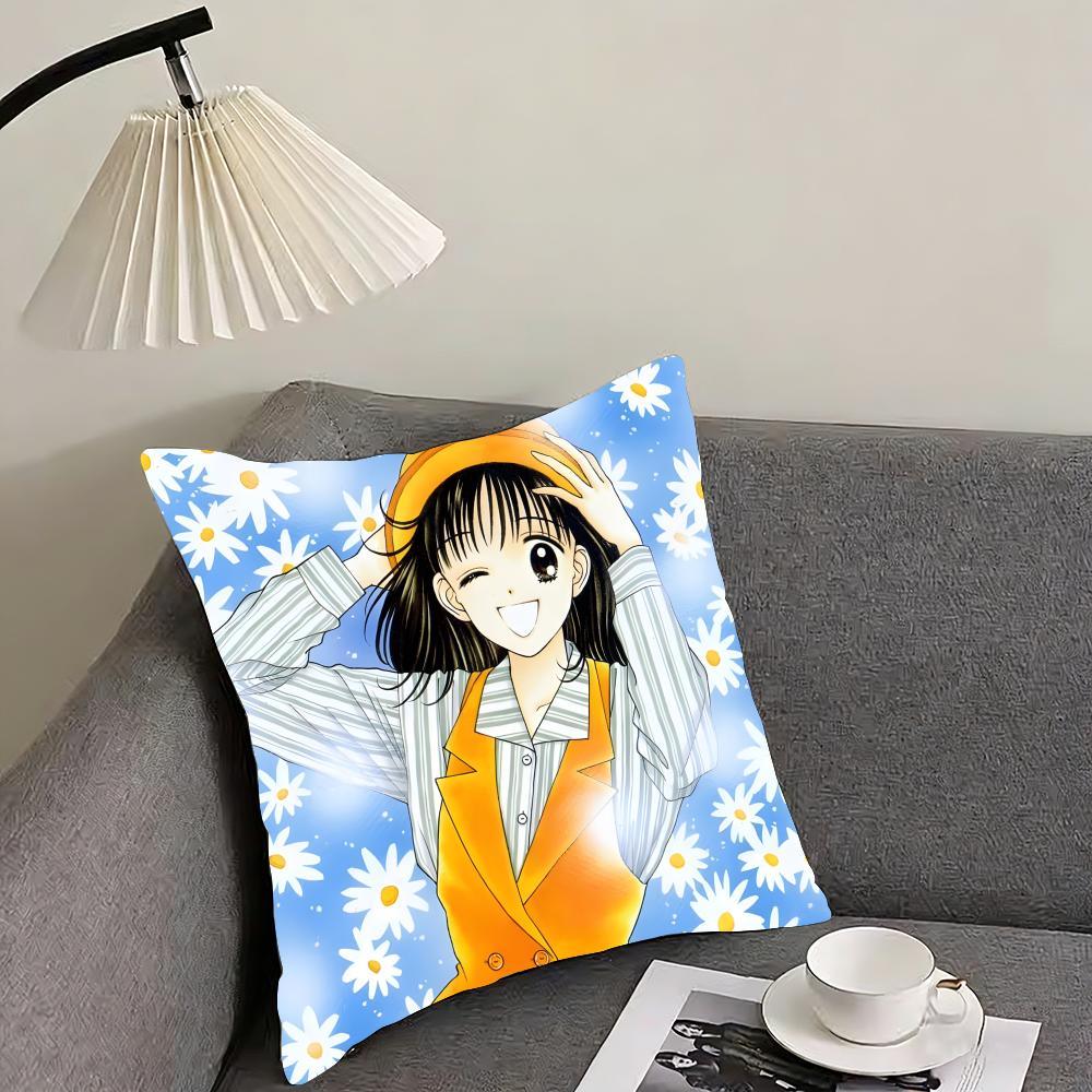 Kodomo no Omocha Anime Kissenbezug Wendbarer Plüschkissenbezug – Für Auto, Sofa, Schlafzimmer, perfekt als Geschenk.