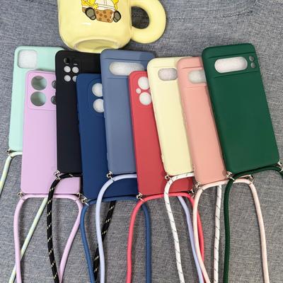 Crossbody Necklace Strap Lanyard Cord Phone Case For OPPO Reno 14 Reno 14 Pro Reno 14f Chain Rope Silicone Cover For Reno 14 F