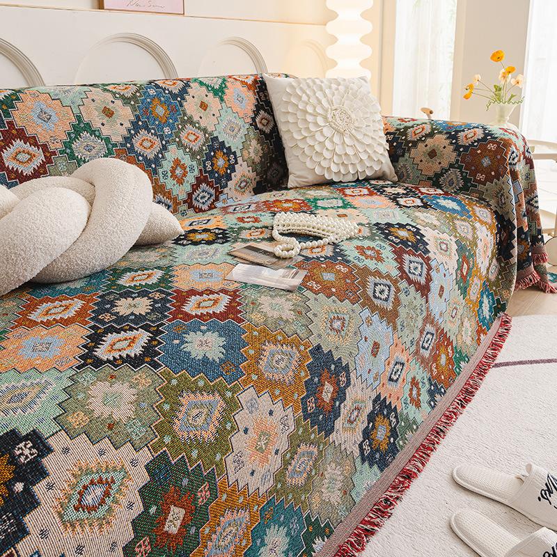 1Pc Sofa Towel Ethnic Style Bohemian Style Cover Cloth Sofa Universal Cover For All Seasons Home Textile Products