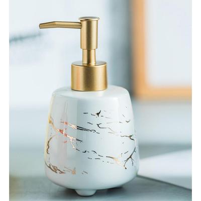 Ceramic Handwash Bottle for Wash Basin (300 Ml) - Soap Dispenser for Kitchen - Shampoo Dispenser