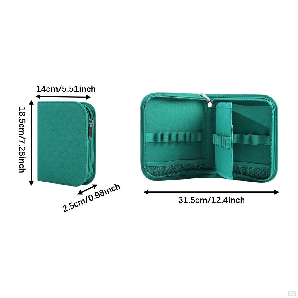 Crochet Hook Case Accessories Storage Portable Knitting Tool Pouch for Home DIY