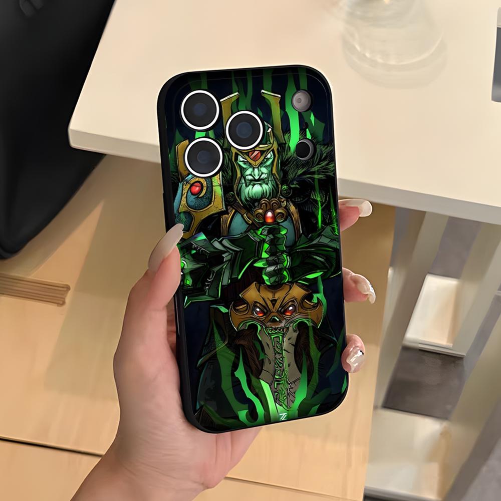 D-Dota 2 Cool Phone Case For IPhone 17 Air 16 E Pro Max 15 14 13 Mini 12 Pro 11 Max Plus Black Soft Shell