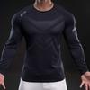 New Spring Long-sleeved T-shirt Men's Casual Sports Base Shirt Men's Youth Quick-dry Men's T-shirt