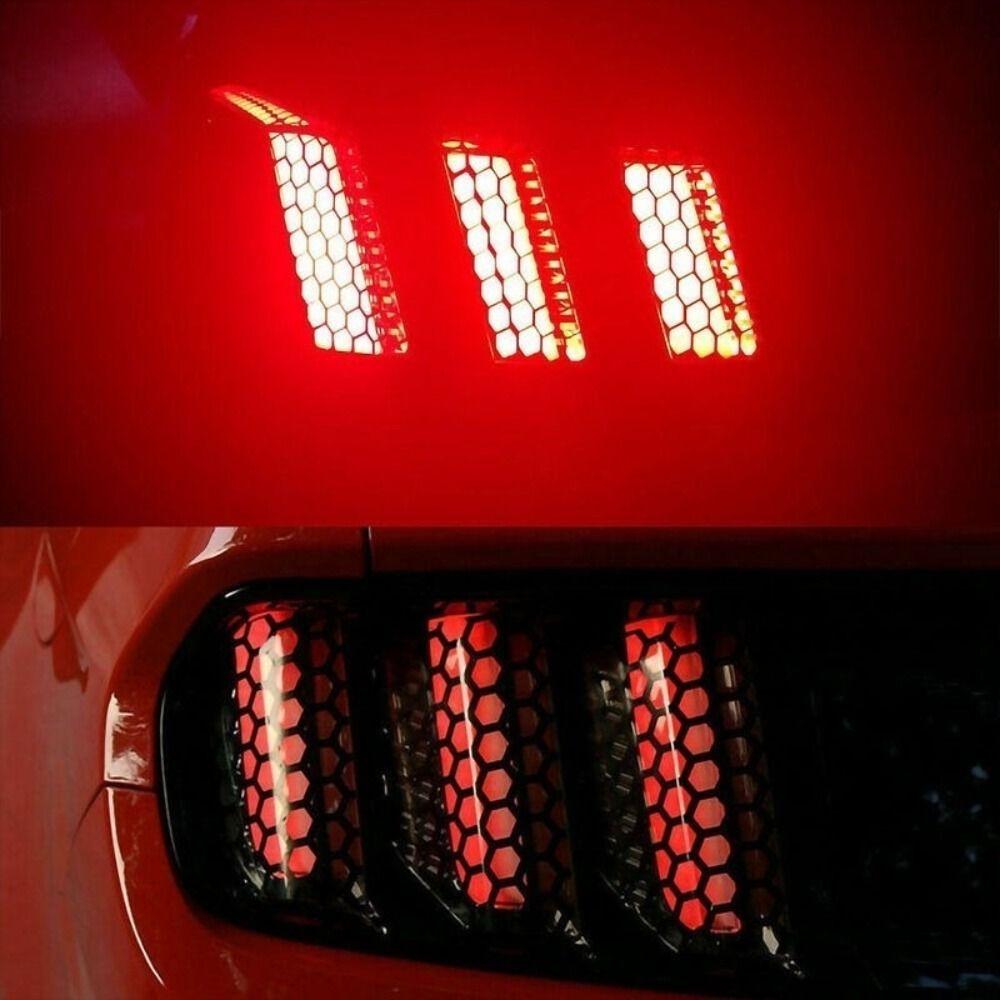 48x30cm Honeycomb Car Sticker Universal DIY Auto Taillight Cover Hollow Grid Car Tail Light Lamp Stickers Auto Wrap Decoration