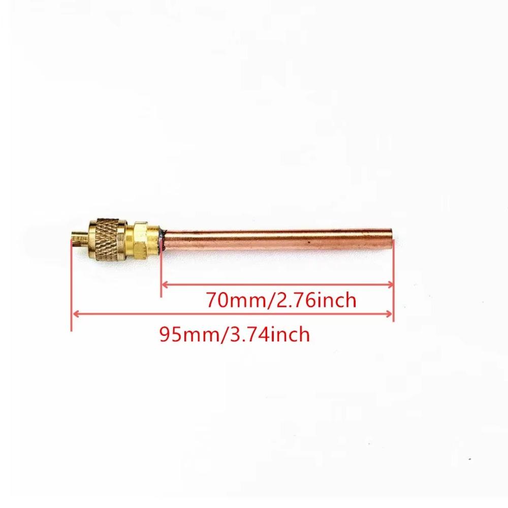 Copper Tube Valves Garden Air Conditioner Refrigeration Accessories Filling Parts 3.4 Mpa DIY Home Repair Tool for Maintenance