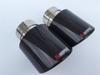1pcs Car Carbon Fiber Exhaust Tip Muffler Pipe Universal Pipes Tail 63mm 2.5"Inlet 114mm 4.5"Outlet