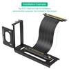 High Strength Vertical Graphics Card Support Metal Bracket For PCI Slot Display Enhances PC Aesthetics